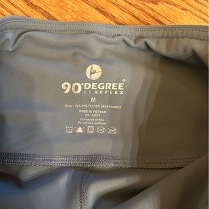 Grayish blue leggings made my 90 degrees